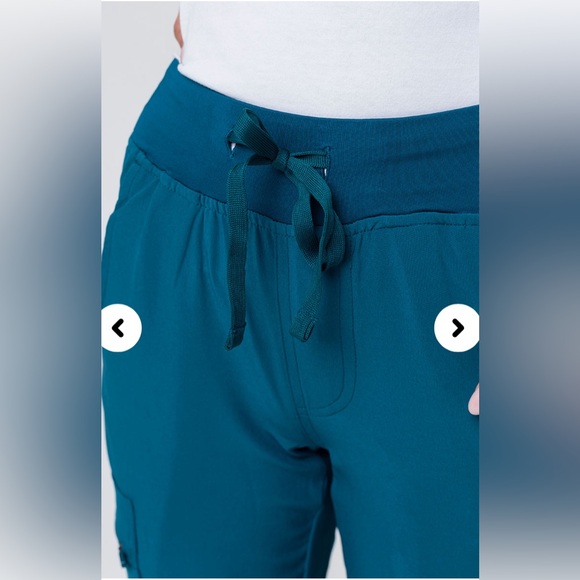 WOMEN'S UNIFORMS WORLD 309TS™ VALIANT SCRUB TROUSERS CARIBBEAN Light Green - Picture 3 of 9